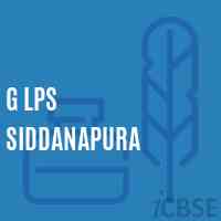 G Lps Siddanapura Primary School Logo
