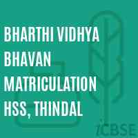 Bharthi Vidhya Bhavan Matriculation Hss, Thindal Senior Secondary School Logo