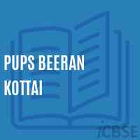 Pups Beeran Kottai Primary School Logo