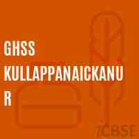 Ghss Kullappanaickanur High School Logo