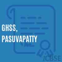 Ghss, Pasuvapatty High School Logo