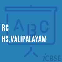 Rc Hs,Valipalayam Secondary School Logo