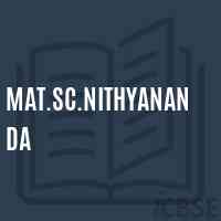 Mat.Sc.Nithyananda Senior Secondary School Logo