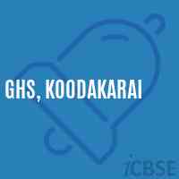 Ghs, Koodakarai Secondary School Logo