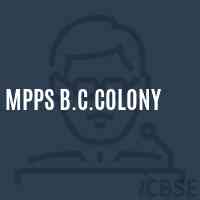 Mpps B.C.Colony Primary School Logo
