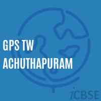 Gps Tw Achuthapuram Primary School Logo