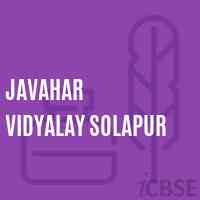 Javahar Vidyalay Solapur Primary School Logo