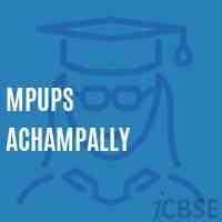 Mpups Achampally Middle School Logo