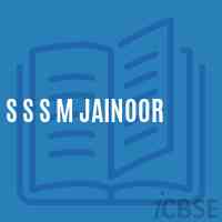 S S S M Jainoor Primary School Logo
