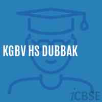 Kgbv Hs Dubbak Secondary School Logo