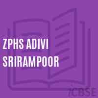 Zphs Adivi Srirampoor Secondary School Logo