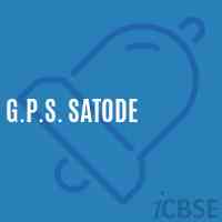 G.P.S. Satode Primary School Logo