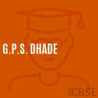 G.P.S. Dhade Primary School Logo