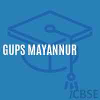 Gups Mayannur Upper Primary School Logo