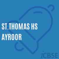 St.Thomas Hs Ayroor Secondary School Logo