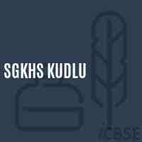 Sgkhs Kudlu Secondary School Logo