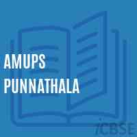 Amups Punnathala Middle School Logo