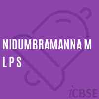 Nidumbramanna M L P S Primary School Logo