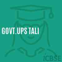 Govt.Ups Tali Middle School Logo