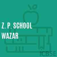 Z. P. School Wazar Logo