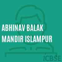 Abhinav Balak Mandir Islampur Primary School Logo