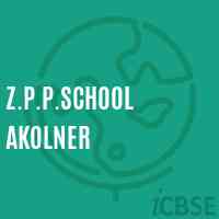 Z.P.P.School Akolner Logo