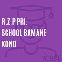 R.Z.P Pri. School Bamane Kond Logo