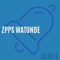 Zpps Watunde Primary School Logo