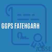 Ggps Fatehgarh Primary School Logo