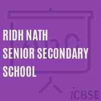 Ridh Nath Senior Secondary School Logo