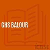 Ghs Balour Secondary School Logo