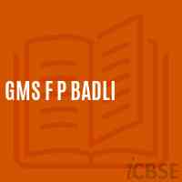 Gms F P Badli Middle School Logo