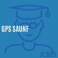 Gps Saunf Primary School Logo