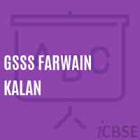 Gsss Farwain Kalan School Logo