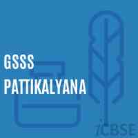 Gsss Pattikalyana High School Logo