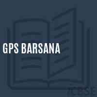 Gps Barsana Primary School Logo