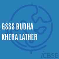 Gsss Budha Khera Lather School Logo