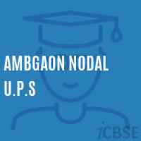 Ambgaon Nodal U.P.S Middle School Logo