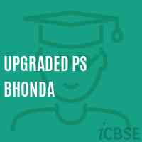 Upgraded Ps Bhonda Primary School Logo