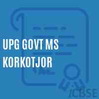 Upg Govt Ms Korkotjor Middle School Logo