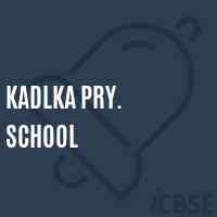 Kadlka Pry. School Logo