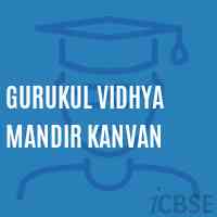 Gurukul Vidhya Mandir Kanvan Middle School Logo