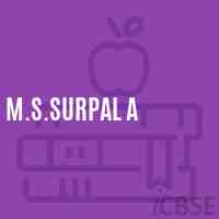 M.S.Surpal A Middle School Logo
