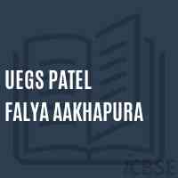Uegs Patel Falya Aakhapura Primary School Logo
