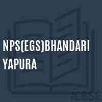 Nps(Egs)Bhandariyapura Primary School Logo