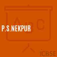 P.S.Nekpur Primary School Logo