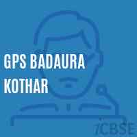 Gps Badaura Kothar Primary School Logo