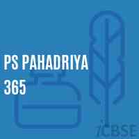 Ps Pahadriya 365 Primary School Logo