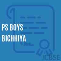 Ps Boys Bichhiya Primary School Logo