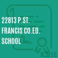 22813 P.St. Francis Co.Ed. School Logo